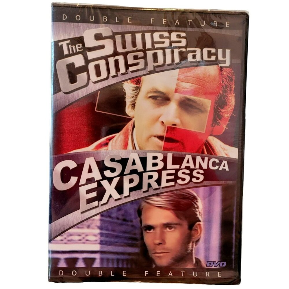 The Swiss Conspiracy & Casablanca Express Double feature DVD - 4287dvdb